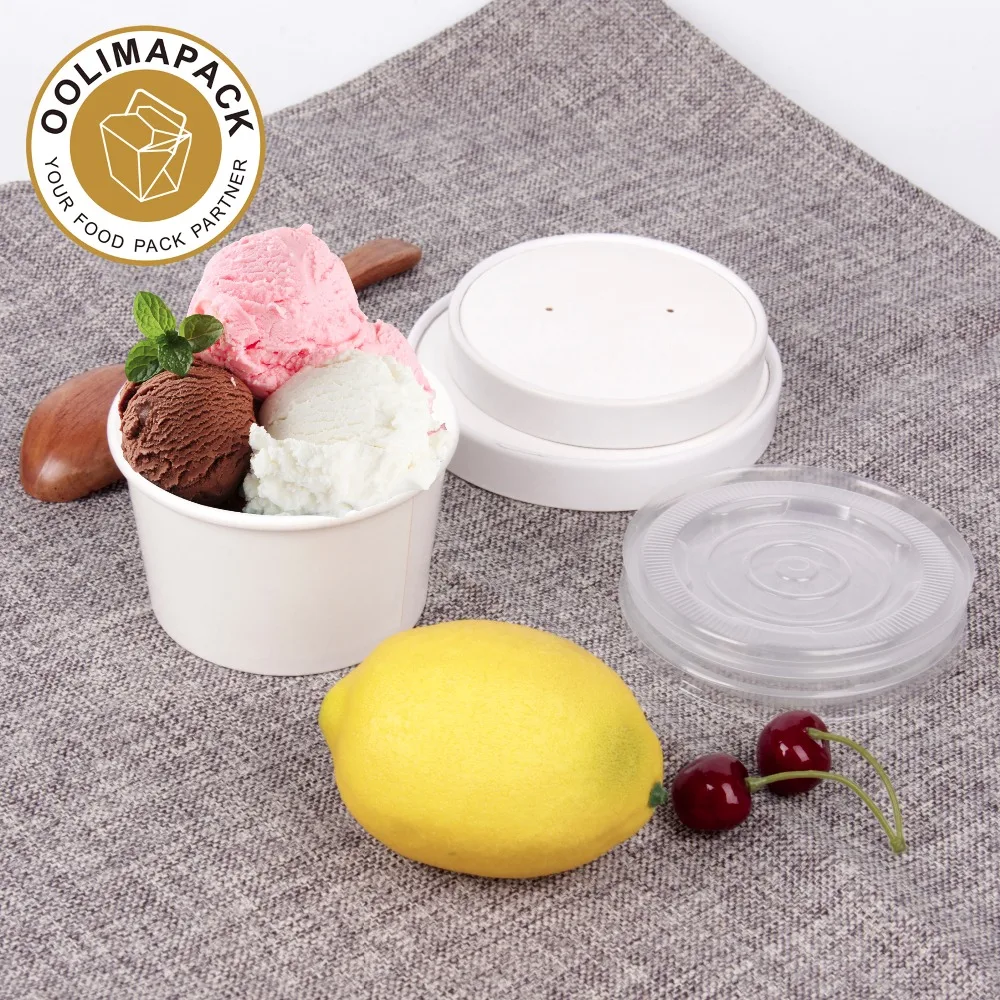 16oz brown paper soup cup with lid,26oz paper bowls and lids,soup cup with pp lid