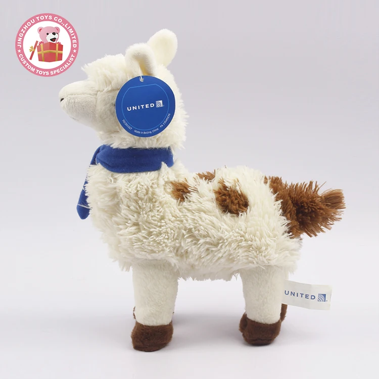 New arrival stuffed animal cute and lifelike soft plush alpaca toy for good sale