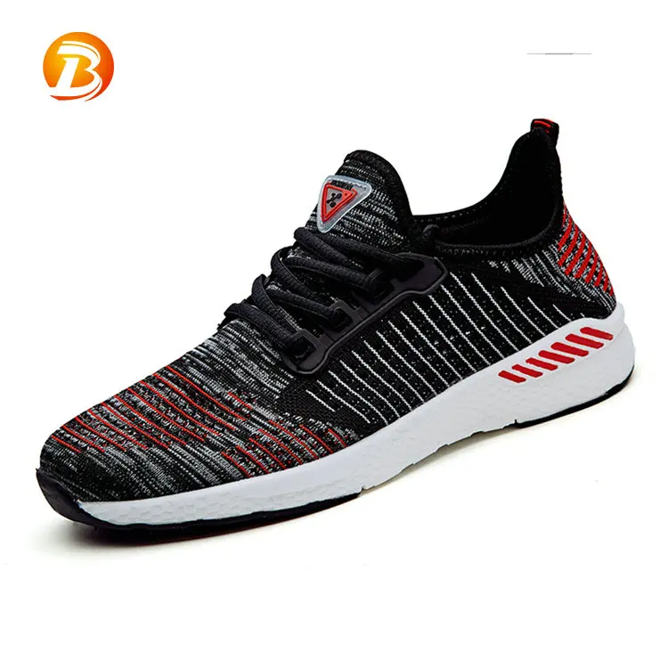 Новый дизайн многоцветный тапки легкие шнуровке работает Мужская Спортивная обувь