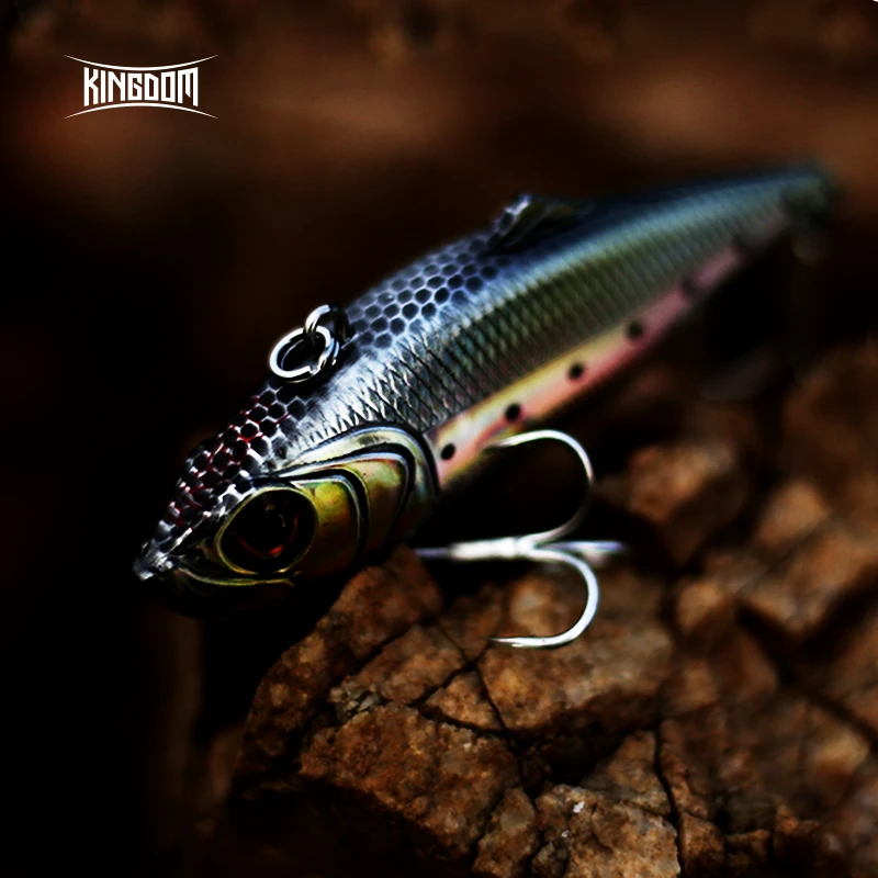fishing lures sinking VIB 75mm 21.5g/27.2g,60mm 10.9g/14.3g hard bait of fishing tackle six colors available model 5504