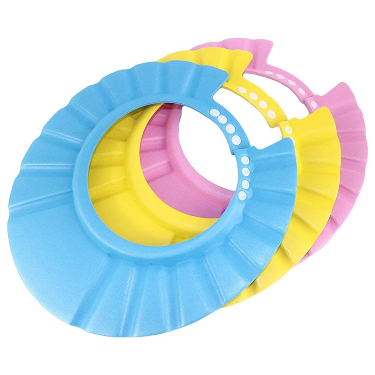 A313 EVA foam babay bath shower cap for kids