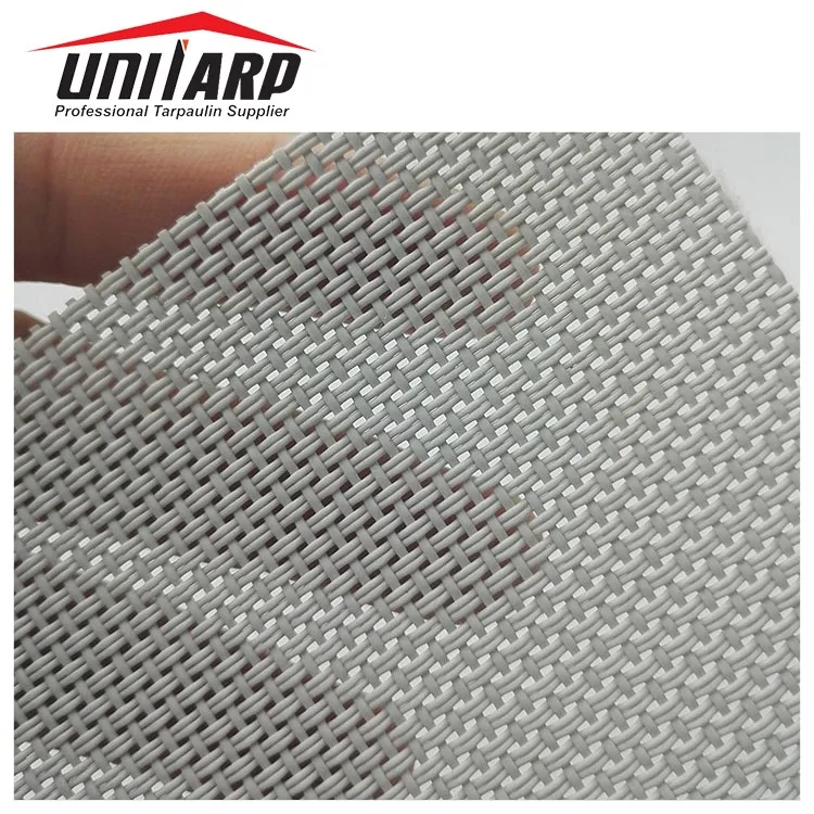 Reinforced Firm Mesh Material PVC Polyester Coated Mesh Fabric for Outdoor Chair