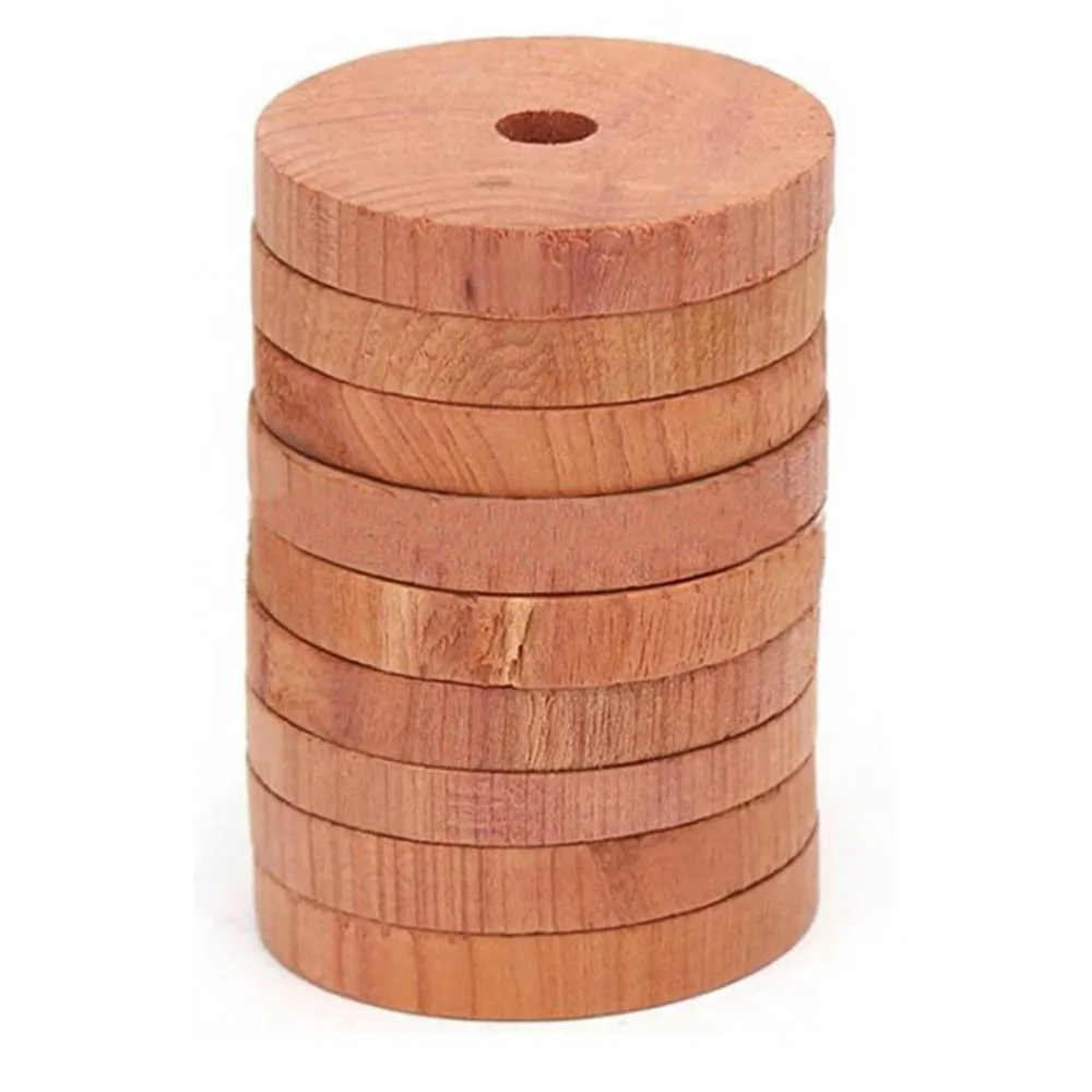 Lower Price Home Use Fresh Aromatic Anti Moth Red Cedar Wood Rings Blocks for Clothes