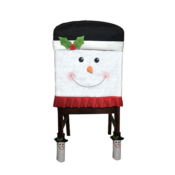 New santa chair back covers home decoration gift Christmas Chair Cover