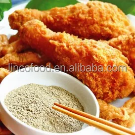 Жареная курица, маринованная приправа, порошок