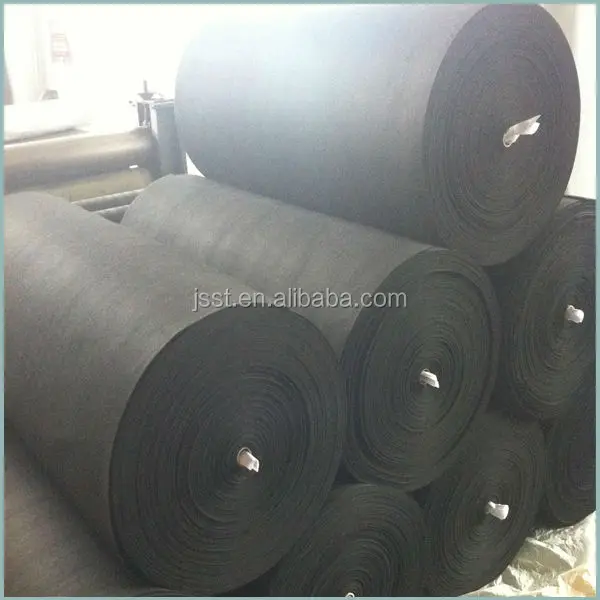 Bulk commercial activated carbon fiber felt pellet for benzene removal