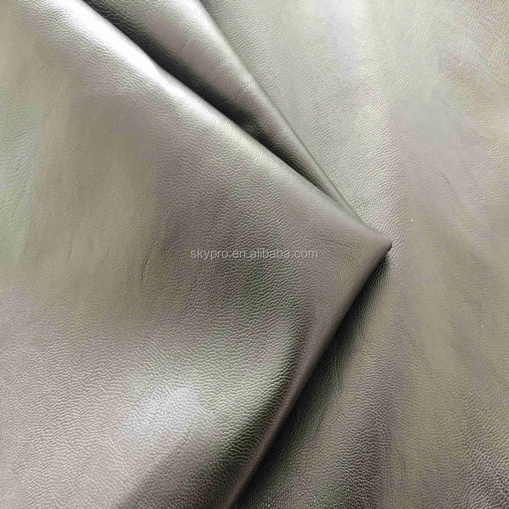 Black Rexine Leatherette PU Cheap and High Quality Lather Cloth Faux