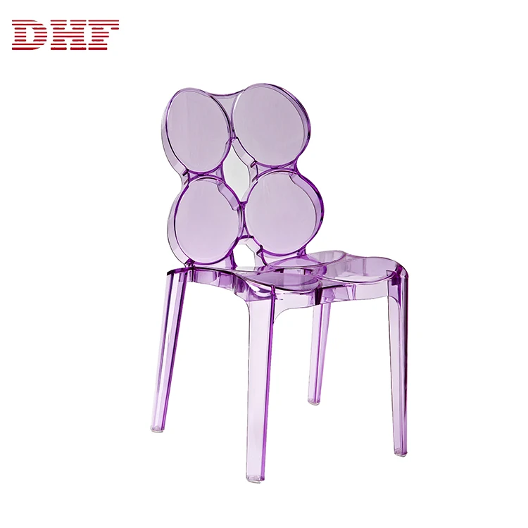 DHF Furniture New Product Restaurant PC Chairs Transparent Wedding Chairs Sale
