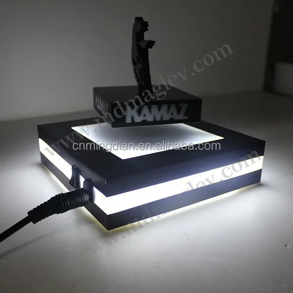 led magnetic levitating sign display rack, magnetic levitating pop display