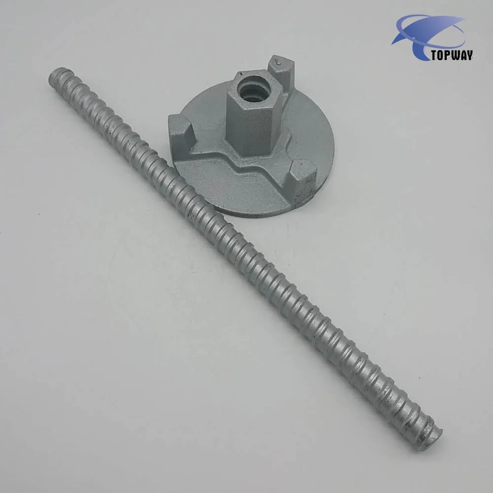 Building construction formwork fasteners thread scaffolding tie rod anchor wing nut