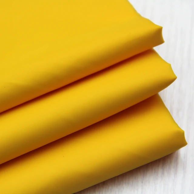 Wholesale Stock 20D 100% Waterproof Material Nylon Plain Weave Matt Ripstop Taffeta Awning Tent Bag Umbrella Outdoor Fabric