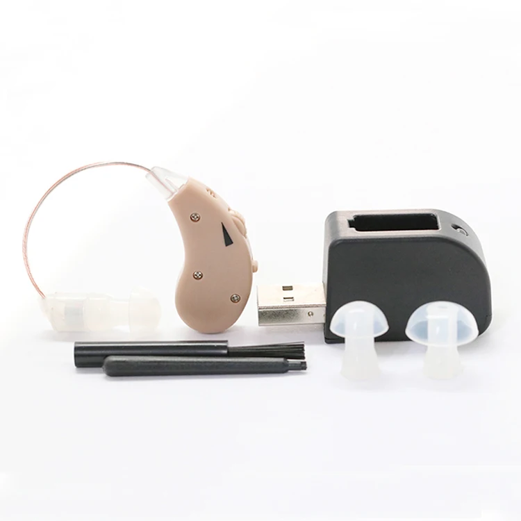 USB Rechargeable Old People Hearing Aid Earphone