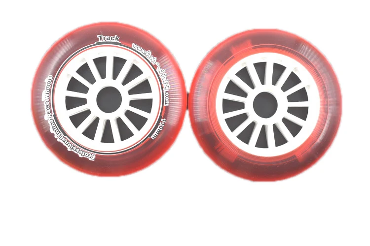 Professional inline racing wheels Taiwan crystal high rebound inline speed skating wheel