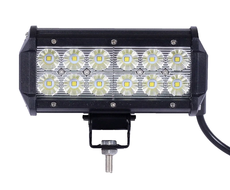 
Dual row straight 12v 24v 36w led fog light bar 12v led light bar truck 