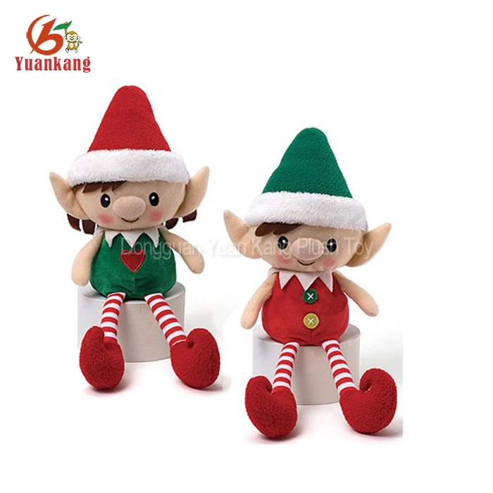China Custom Mini Cute Plush Elves Soft Christmas Doll Plush Elf Toy