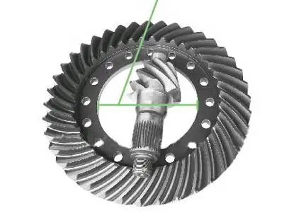 Задняя ось Mian снижение D12 передач для японского грузовика