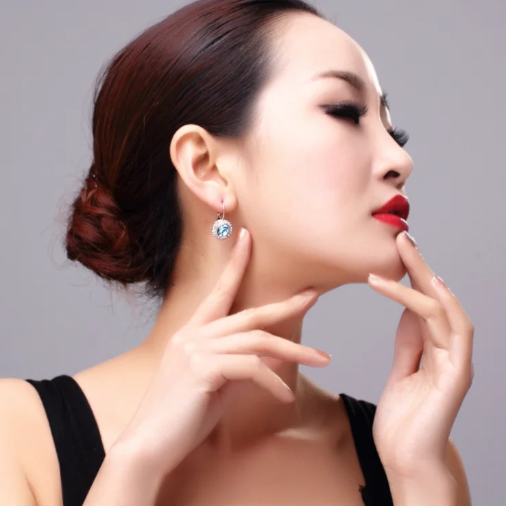 
WHOLESALE ALIBABA FASHION RHINESTONE EARRING,CRYSTAL INDIAN WEDDING JEWELRY FOR WEDDING BRIDE,COOL BALL EARRING EARPHONES 