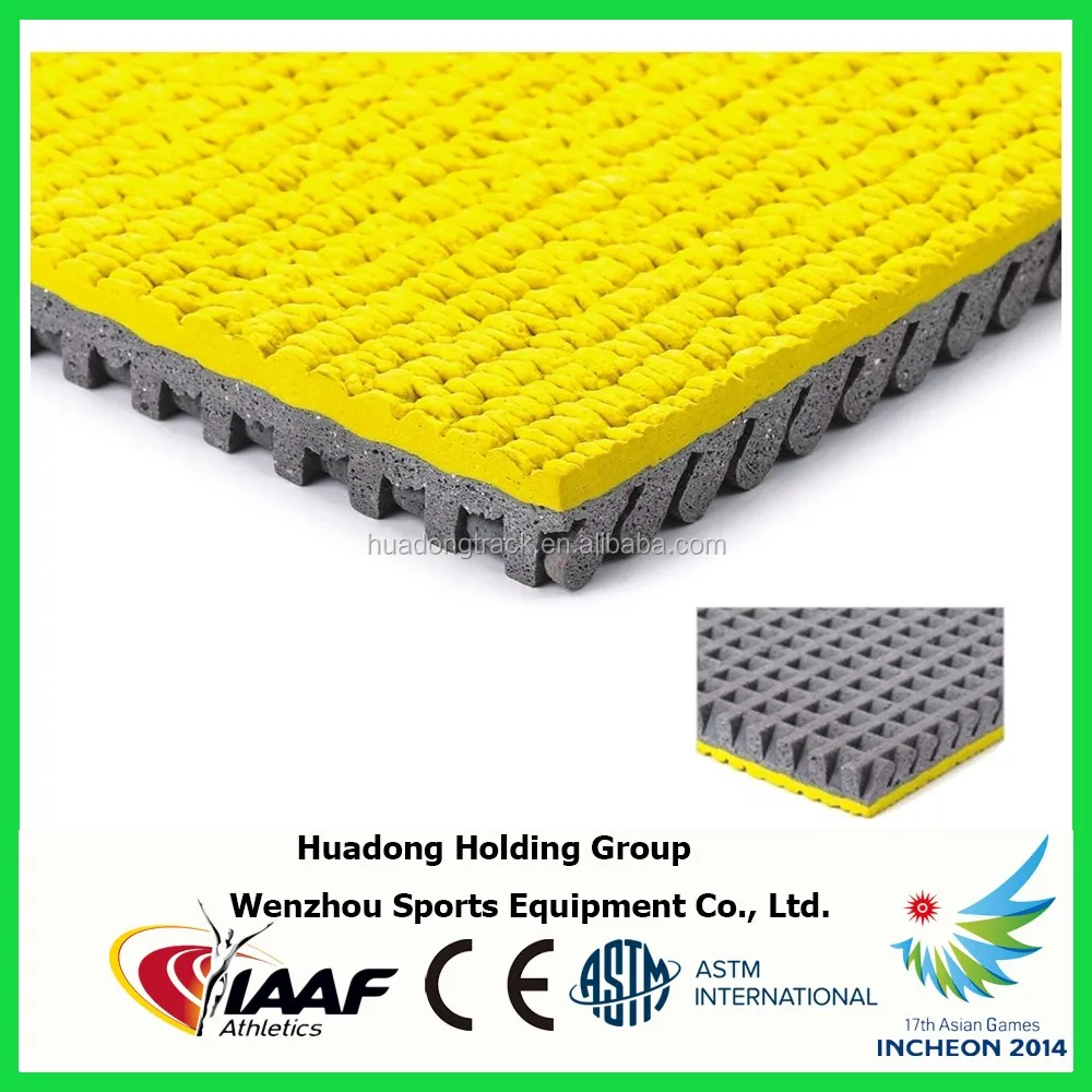 
2014 Asian Games Supplier, prefabricated rubber running tracks, rubber athletic tracks 