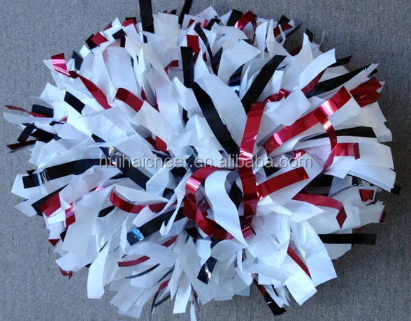 Новые Пластиковые блестящие помпоны для чарлидинга