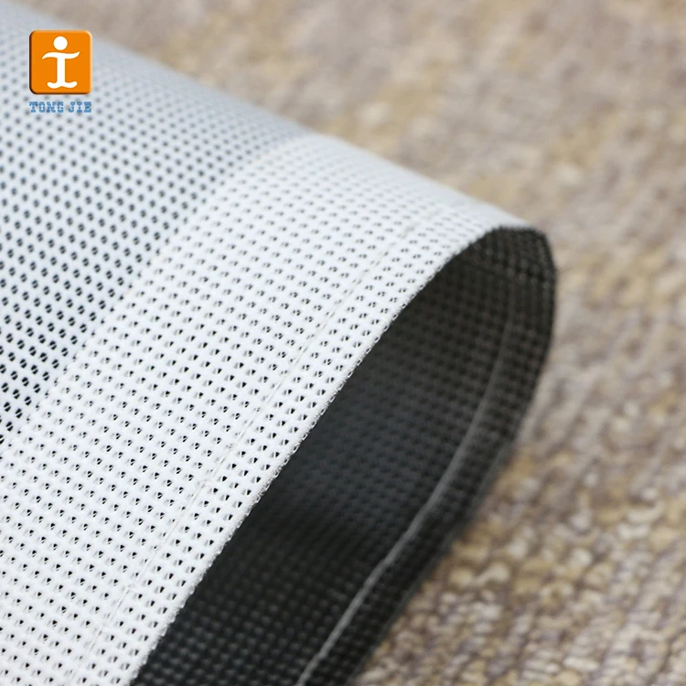 Event cheap Vinyl Mesh Fence,Weight fencing banner, vinyl coated polyester scrim mesh banner material with pvc