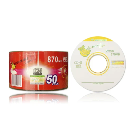 Банан пустой cdr CD-R 99 мин. Media Disc 870 МБ