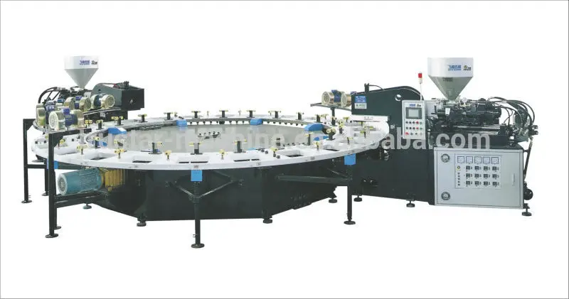 пластиковые подошва литьевая машина/двухцветный пвх обувь машина