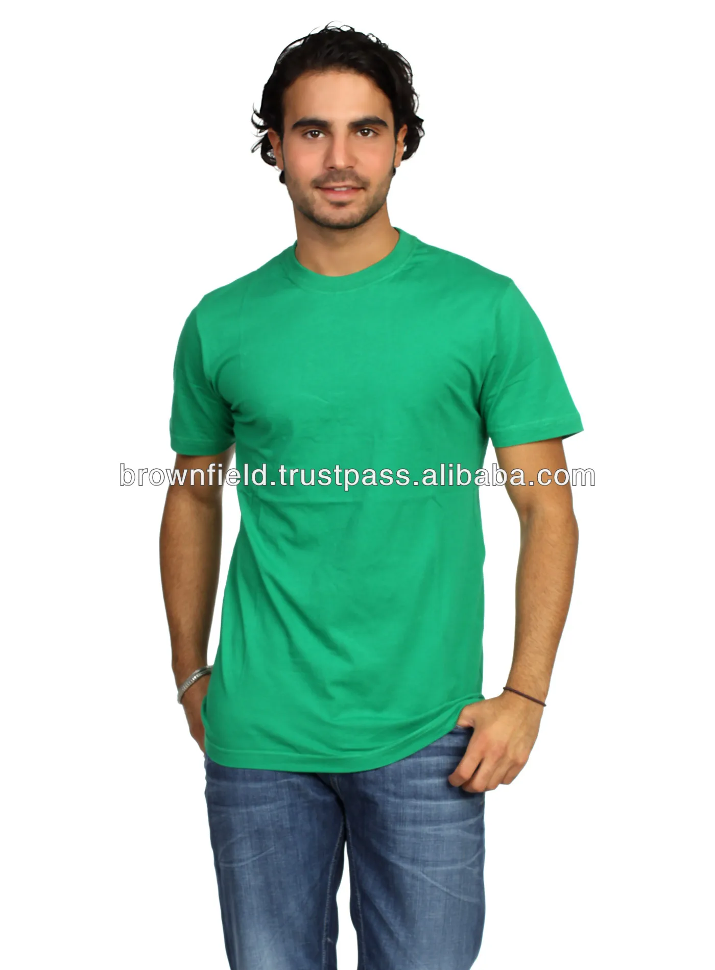 Super Soft 100% Combed Cotton Dry Fit OEM Customized Slim Fit Manufacturers In Bangladesh Sports Gym T-Shirt