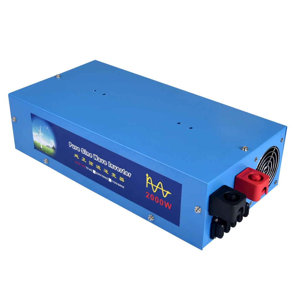 Modified wave inverter 2000w input voltage 12v 24Voutput voltage 220v 110V car inverter 50.60HZ