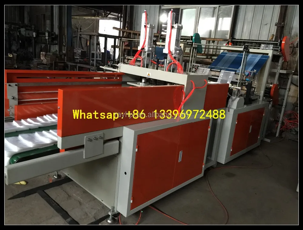 4 Line T shirt Shopping Bag Making Machine