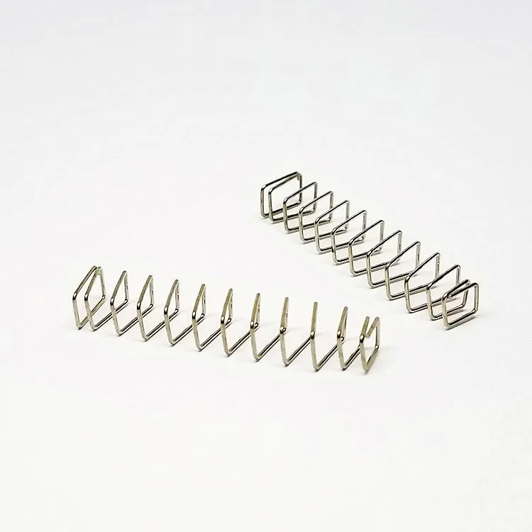 Sandingsheng customized high quality different shape coiled rectangular wire compression spring