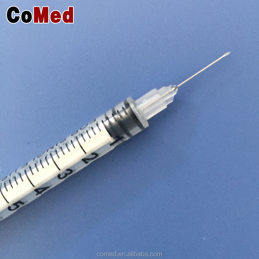
Disposable Insulin syringe with fixed needle 