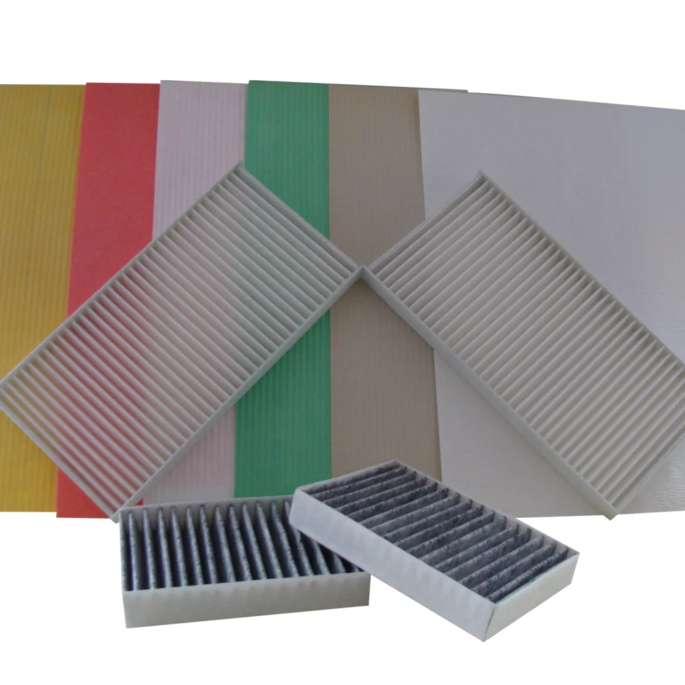 Wood pulp air filter paper for car