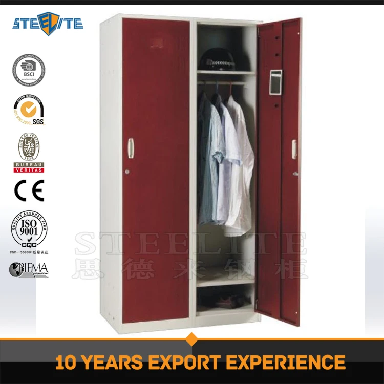 
Modern design bedroom product stainless steel clothes swing closet doors wardrobe cabinet/cupboard/locker furniture 