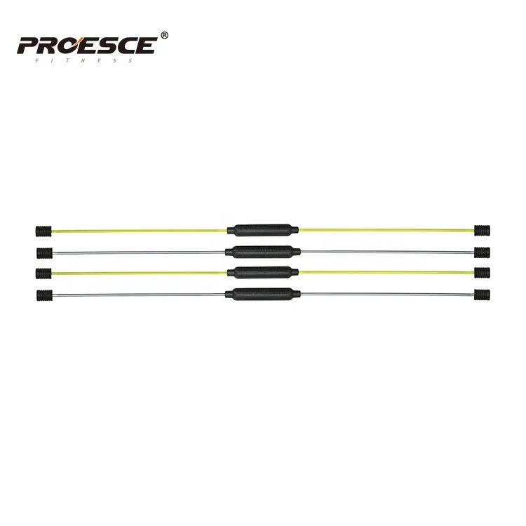 160cm Fitness Body Bar Swing Stick Multi Color Glassfiber Aerobic Flex Bar