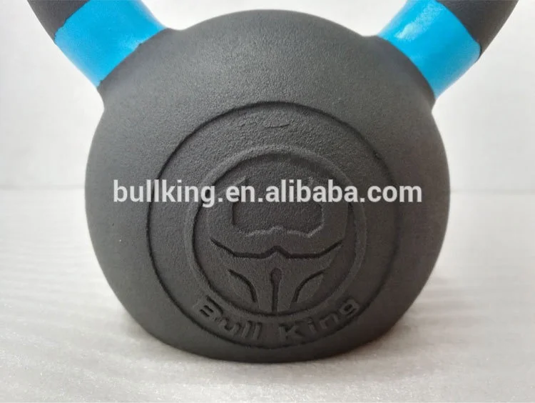 High quality Equipment body building powder coated cast iron kettlebell