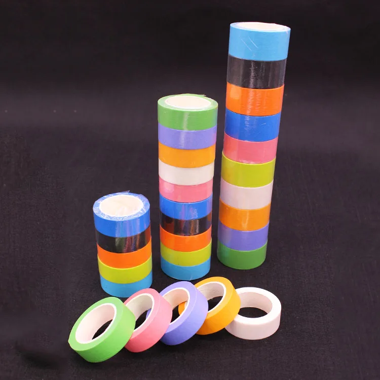 
Wholesale Brightly Colorful Custom Masking Paper Washi Tape 