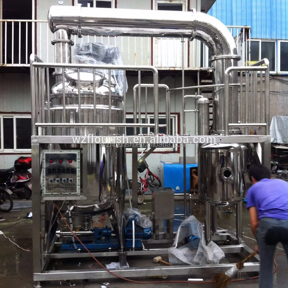 2 Ton Per Day Stainless Steel Honey Vacuum Concentration Machine