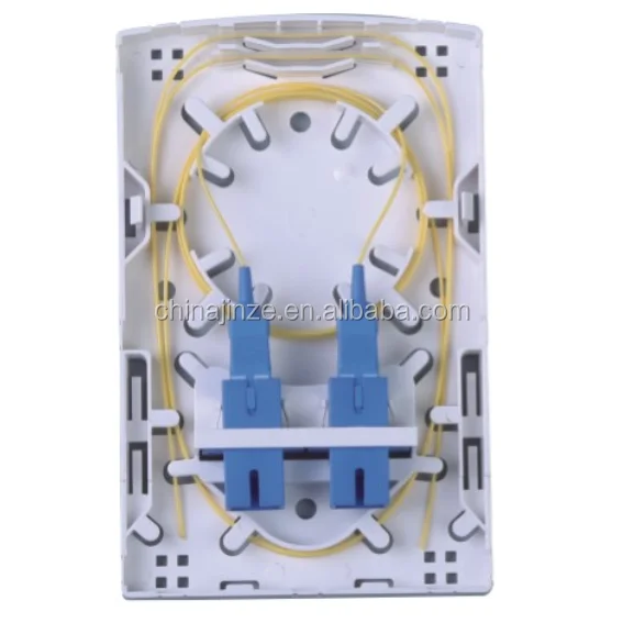 2 core ftth крытый волокно termional поле