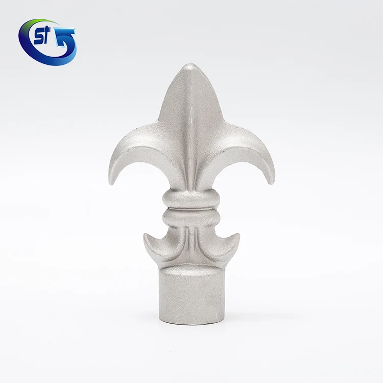 Wrought iron Cast iron forge iron ornamental post tubular fence spear