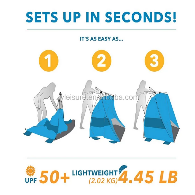 
automatic beach sun shade folding sun shelter instant shade shack outdoor camping playhouse camping shower tent 