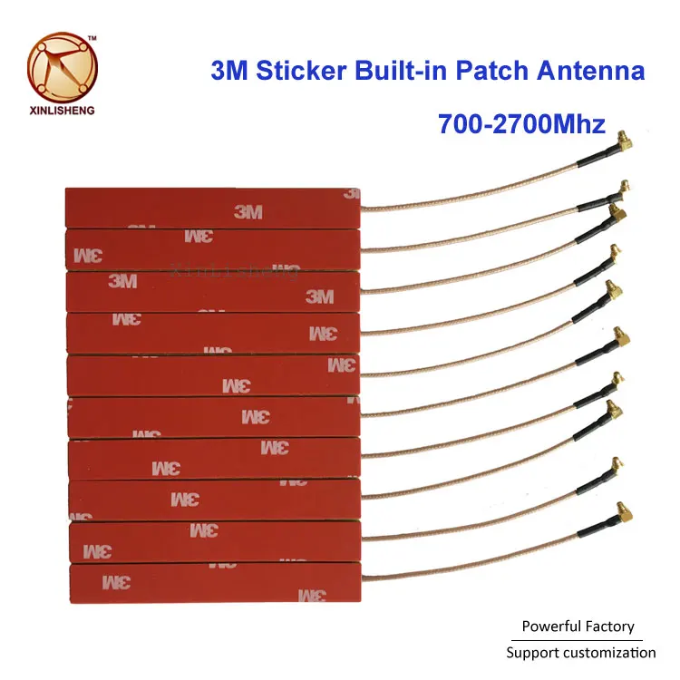Customized 3M Sticker Built-in CDMA 2.4G 4G GSM Patch Antenna