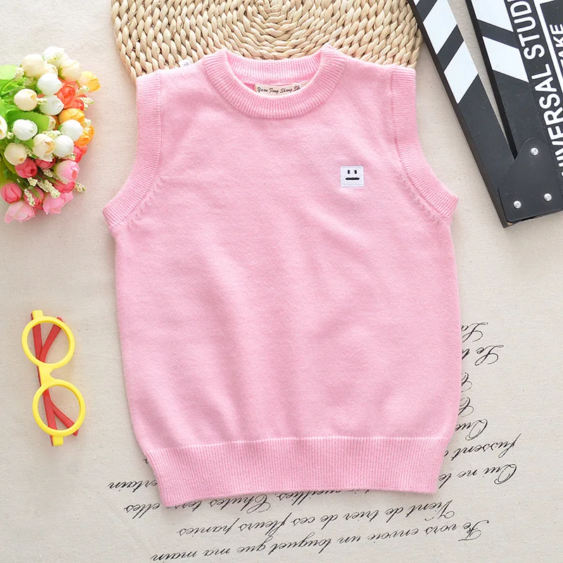 
Hot sale boys and girls uniform vest sweater 