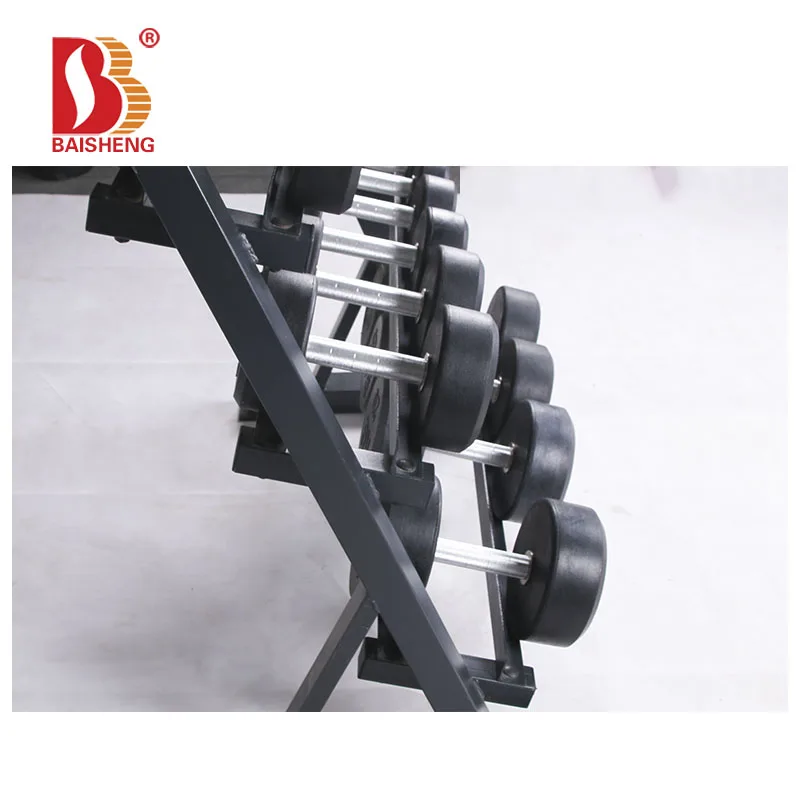 
Hot Selling Hex Dumbbell Storage Rack Gym Equipment Home 