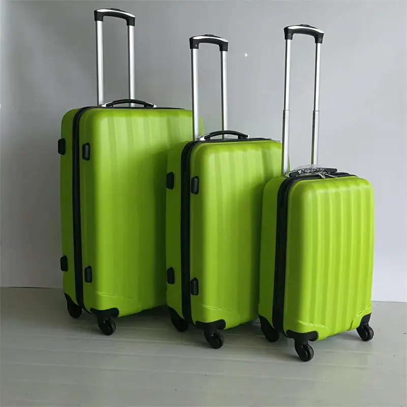 
China cheap wheeled luggage trolley large capacity travel suitcase 