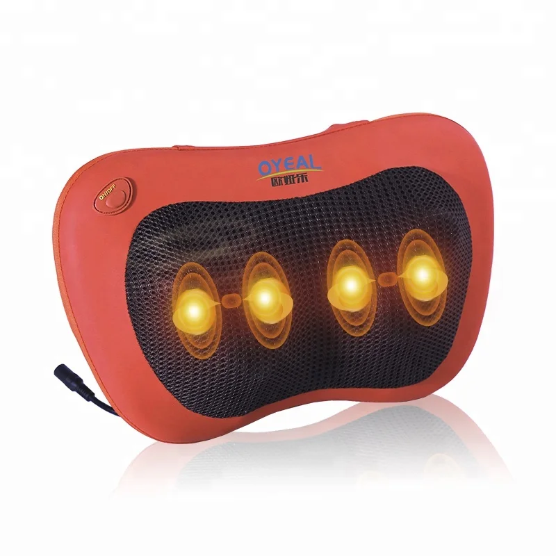 
Neck Massage Pillow Shiatsu Deep Kneading Shoulder Back and Foot Massager with Heat-Relaxation Gifts 