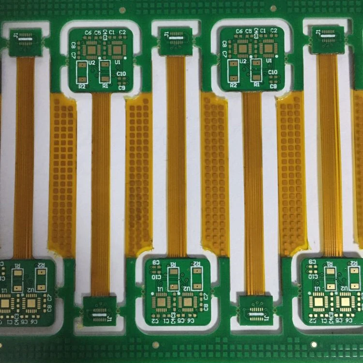 Акционной цене объем поставок № гибридная конструкция жесткой Flex 6 слой жесткая-flex Pcb