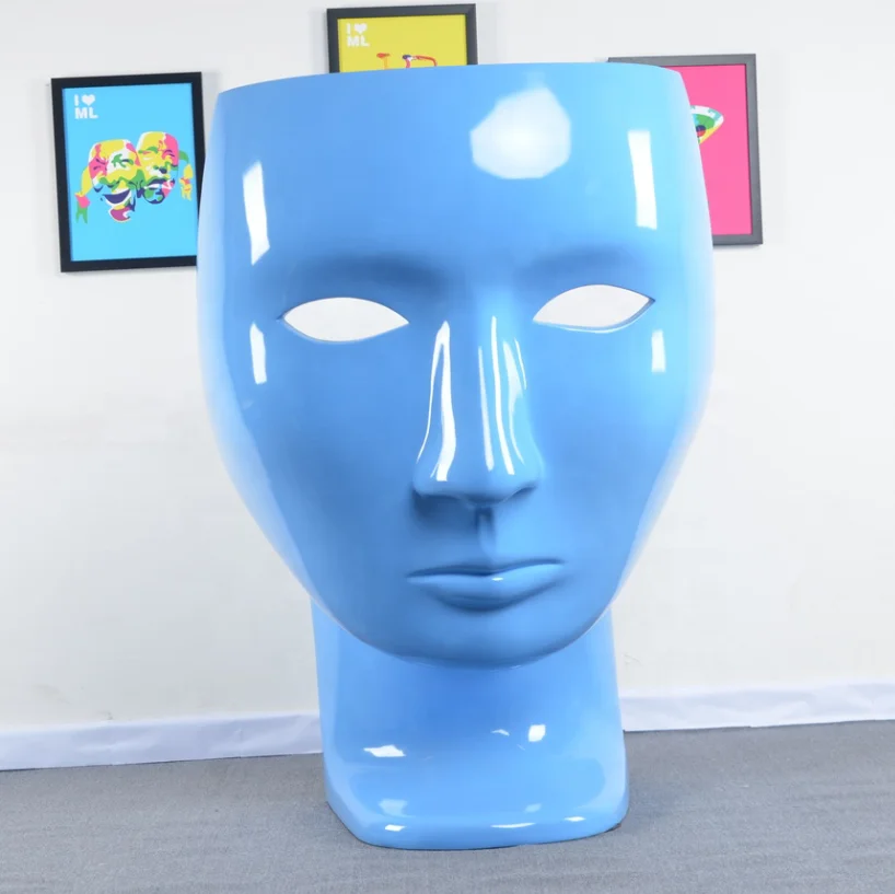 
Italian design furniture fiberglass mask chair Driade Nemo chair 