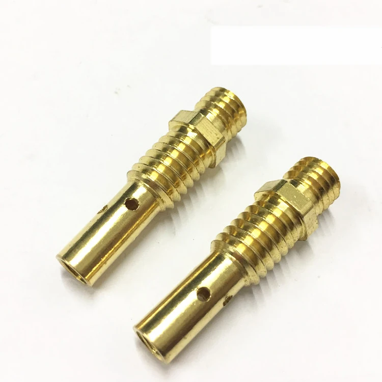 China manufacturer MIG Welding Accessory Brass CO2 200A 350A welding copper contact tips holder