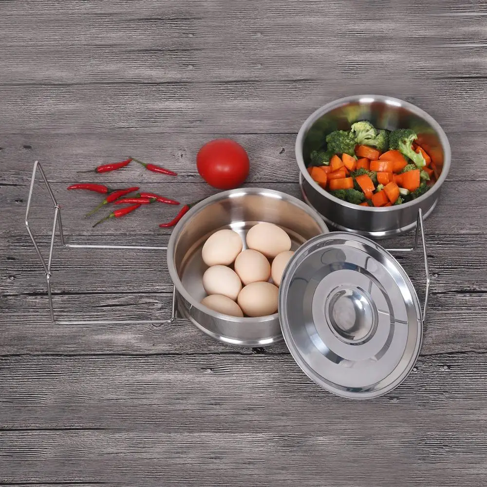 Kitchen Stackable stainless steel high pressure cooker insert pans