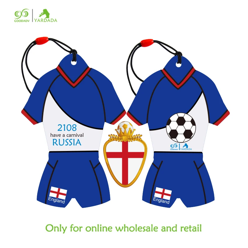 
Cheap World Cup soccer jerseys smell paper car perfume family fragrance car air freshener 